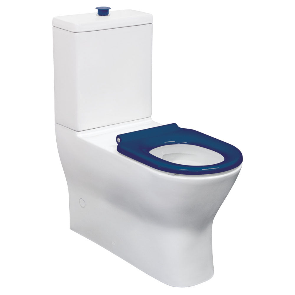 Fienza Disabled Delta Care Back-to-Wall Suite Blue Seat S Trap