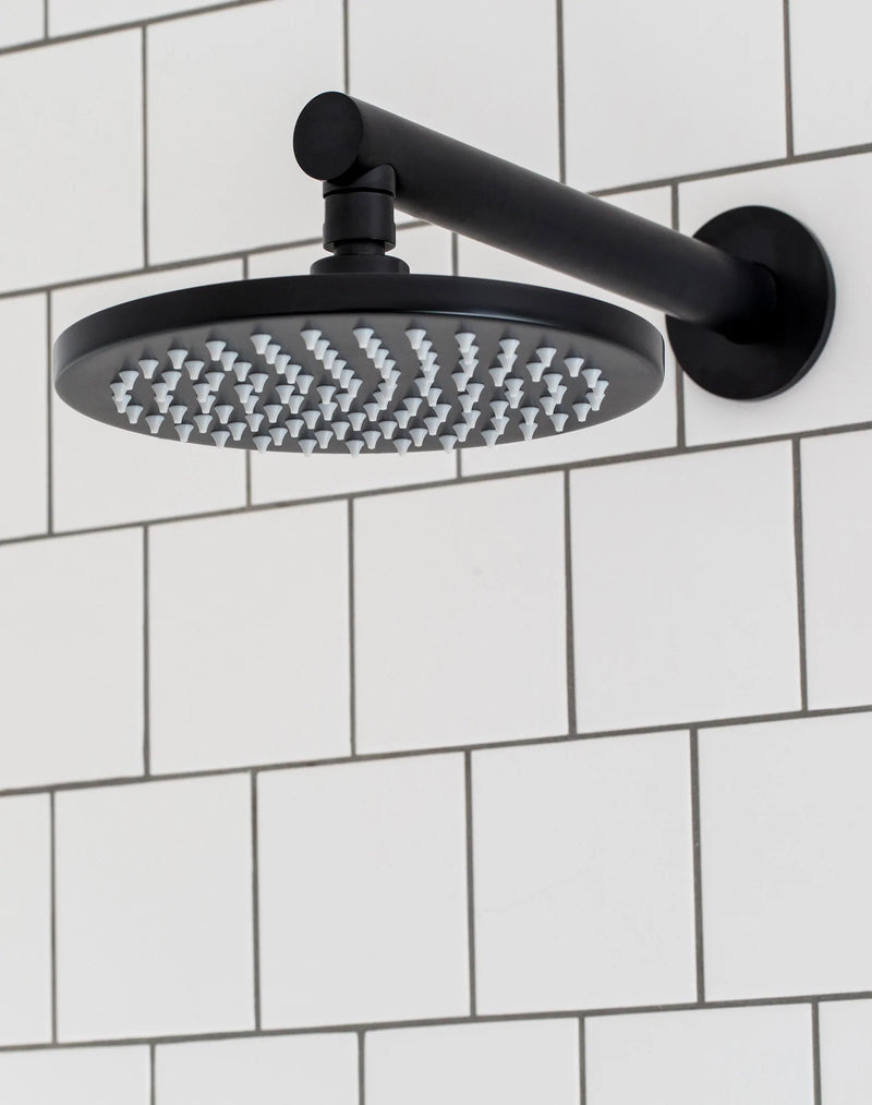 Meir Round Wall Shower Arm 400mm Shadow