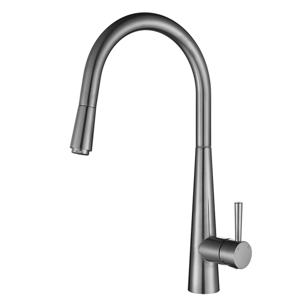 Modern National Kasper Pull Out Kitchen Mixer Brushed Nickel
