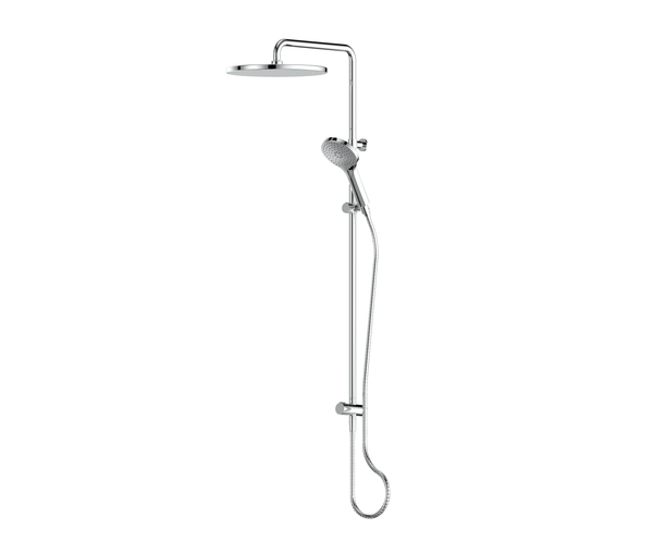 Greens Lavish BubbleJET Twin Rail Shower Chrome