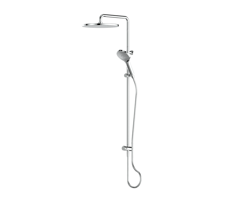 Greens Lavish BubbleJET Twin Rail Shower Chrome