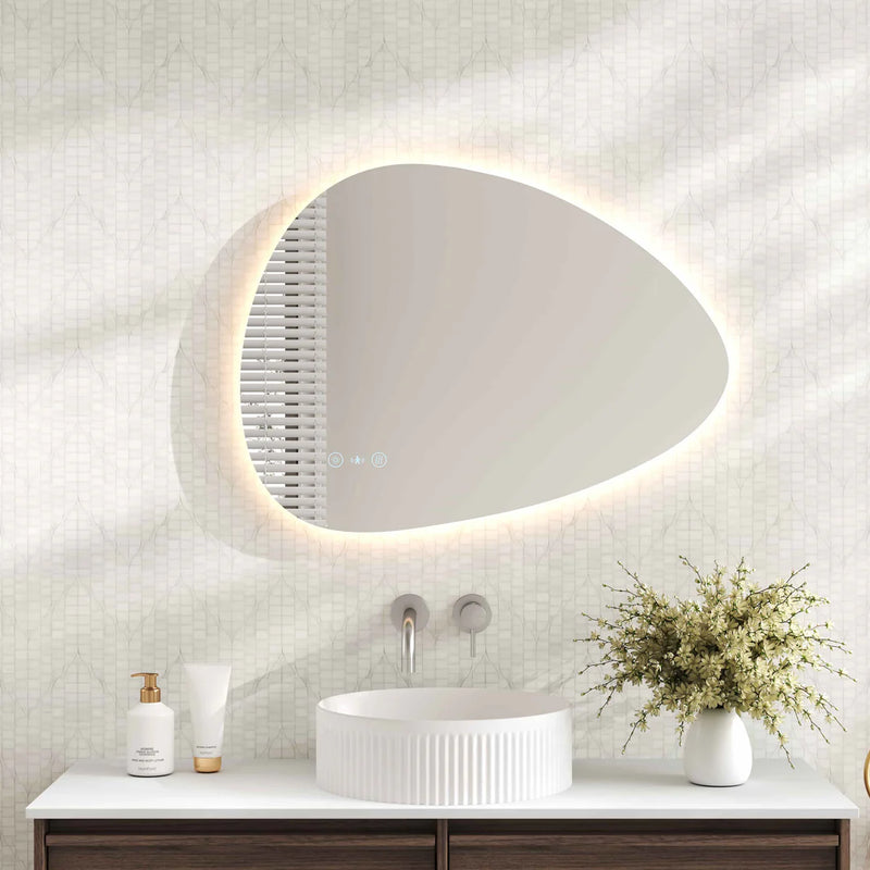 Luna 550×800mm LED Irregular Mirror