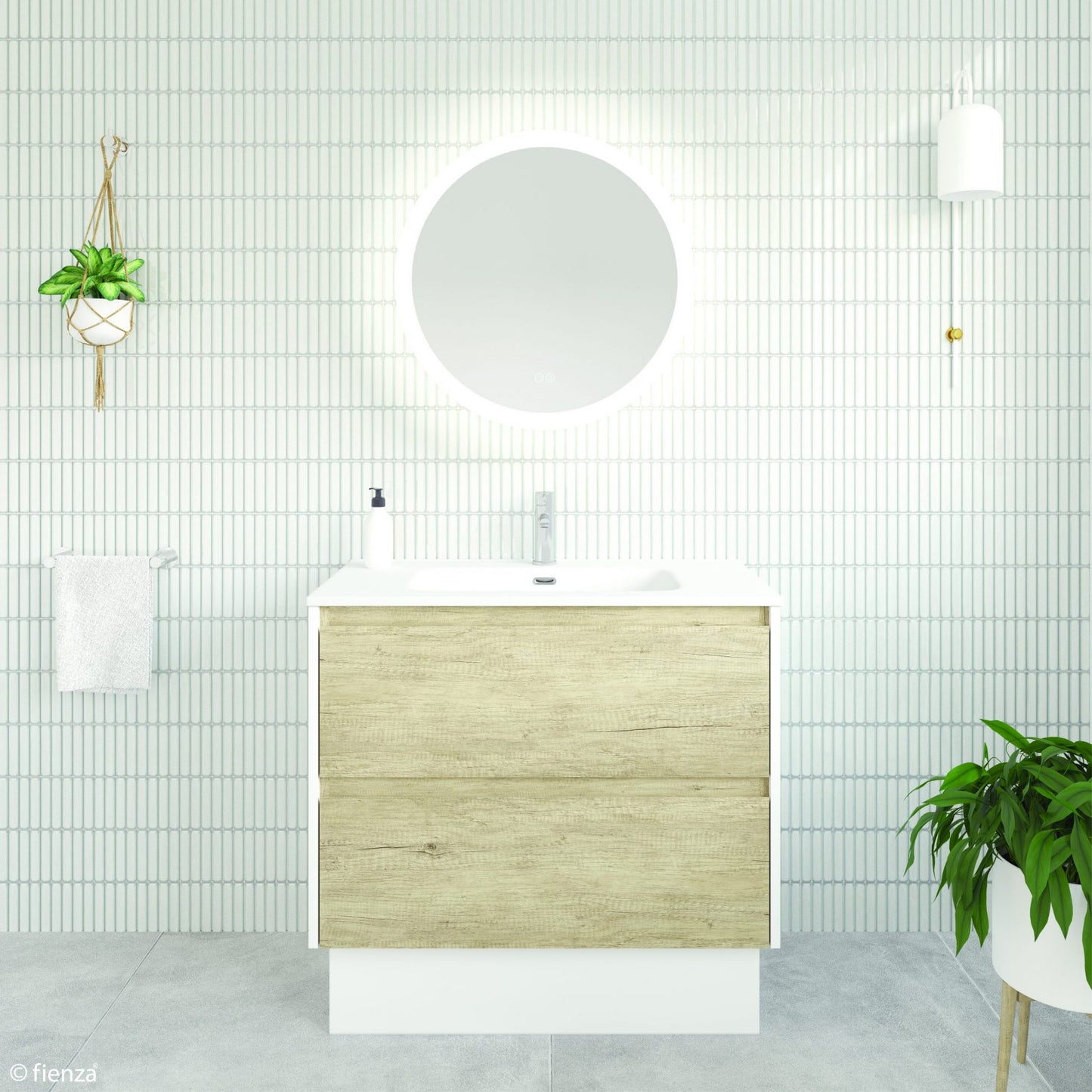 Kaya Round LED Mirror