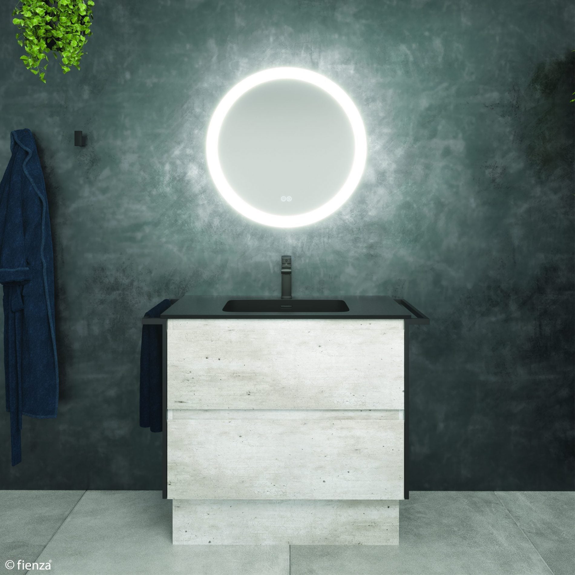Kaya Round LED Mirror