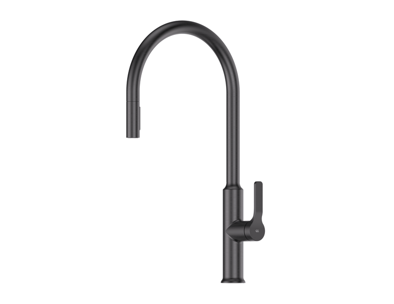 Greens Craft Pulldown Kitchen Mixer with Chef's Spout Gunmetal