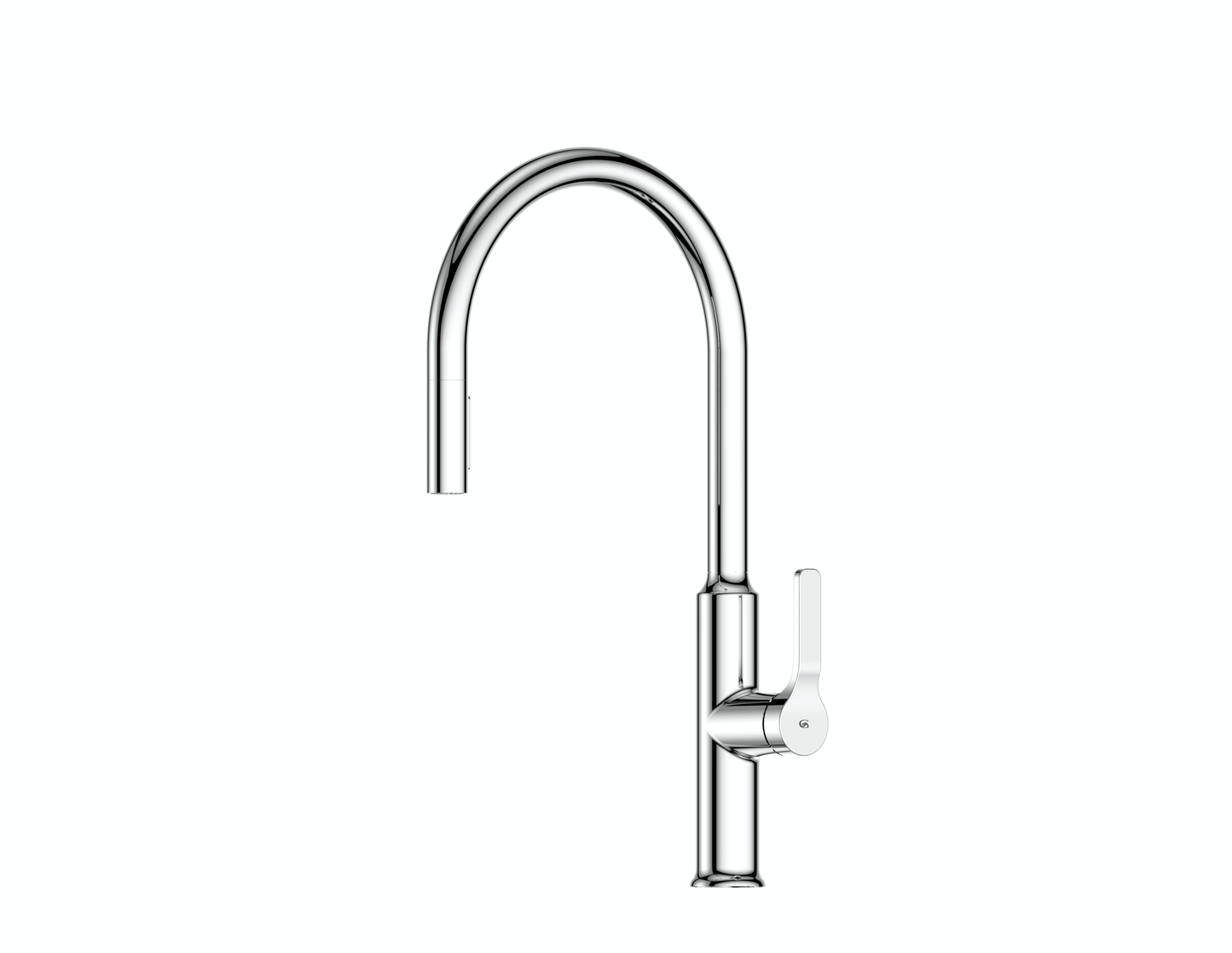 Greens Craft Pulldown Kitchen Mixer with Kitchen Spout Chrome