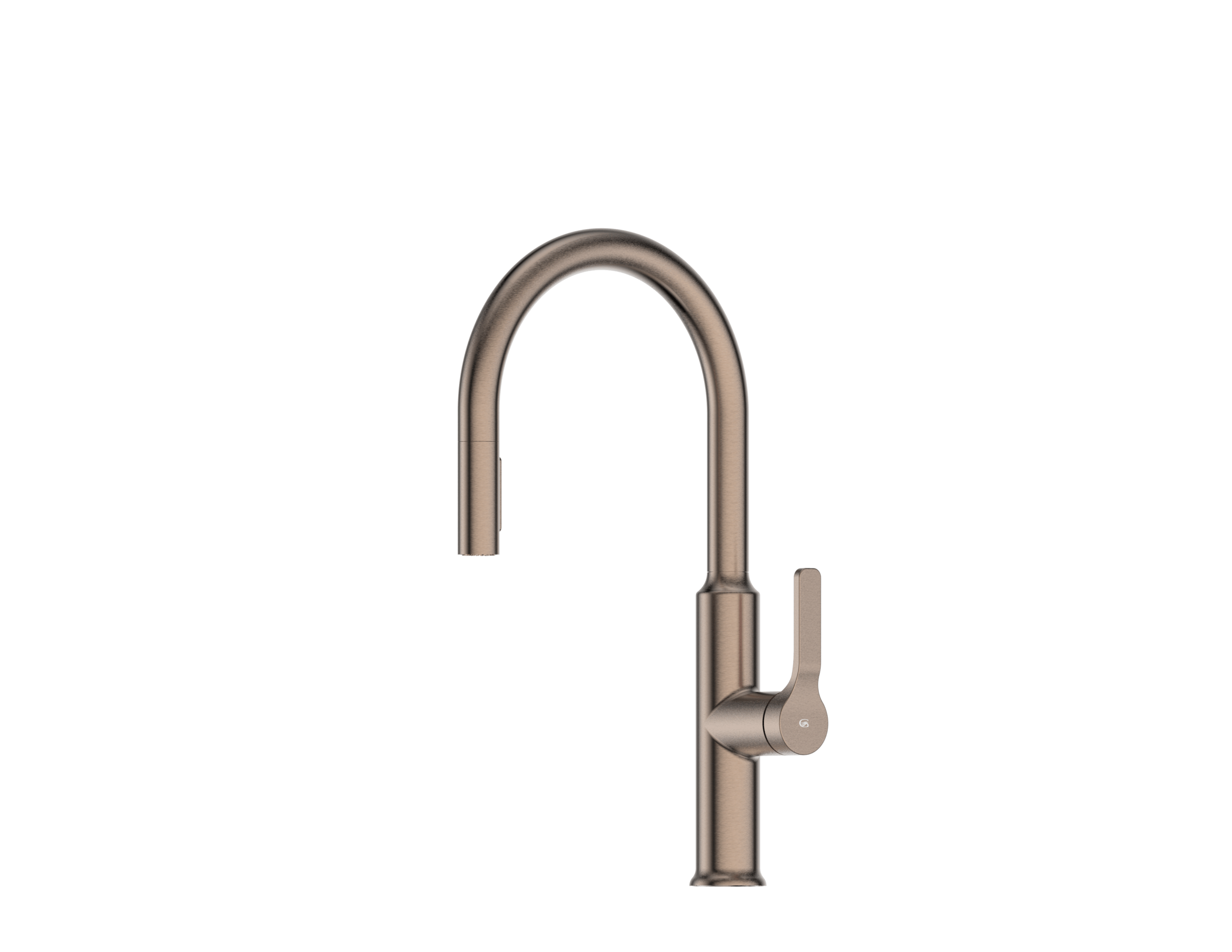 Greens Craft Pulldown Kitchen Mixer with Prep Spout Brushed Bronze