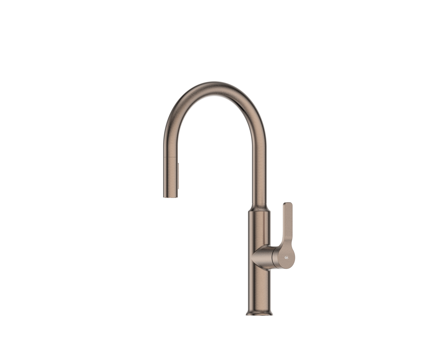 Greens Craft Pulldown Kitchen Mixer with Prep Spout Brushed Bronze