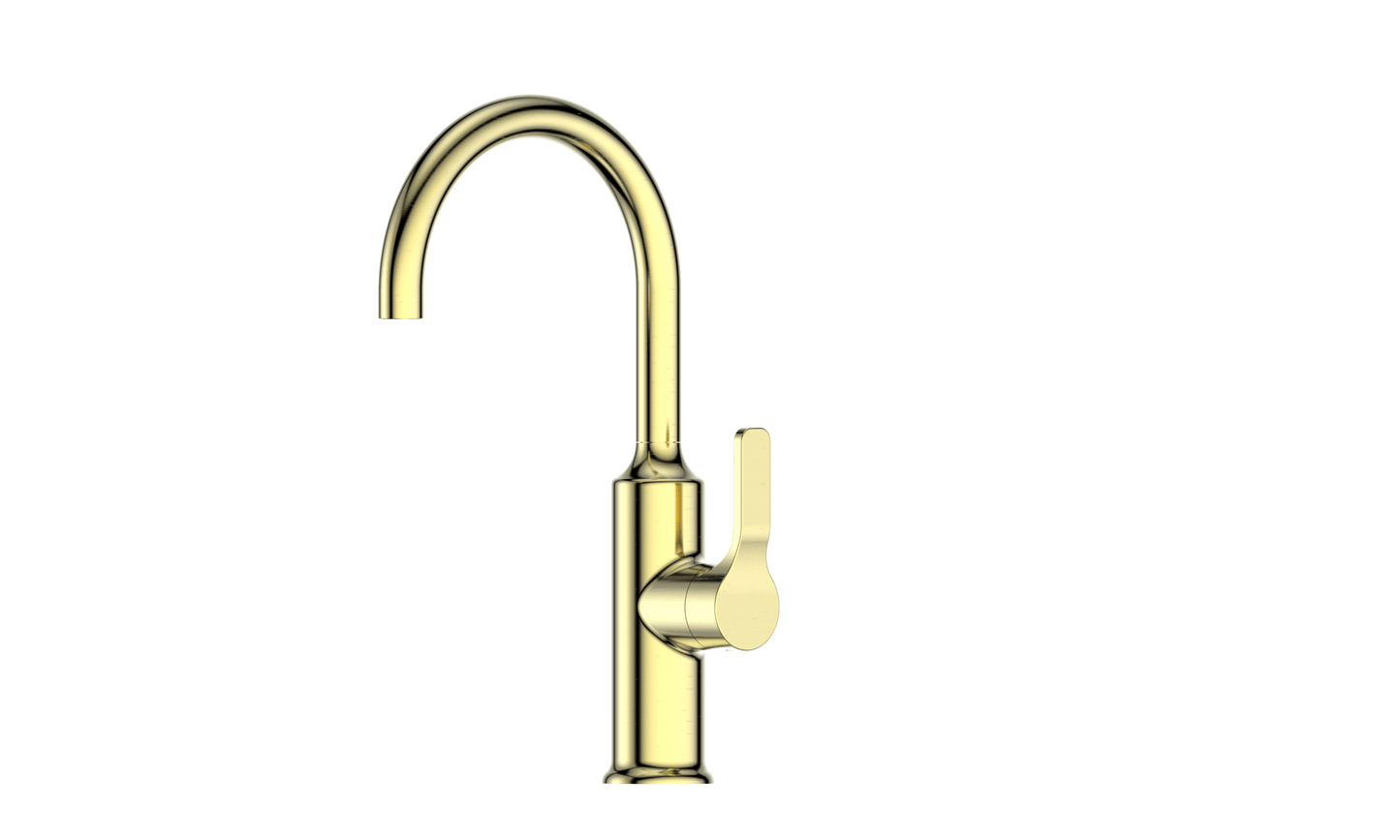 Greens Craft Filter Faucet Brushed Brass