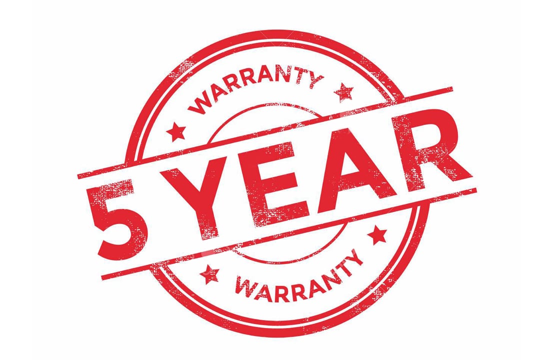 5 Year Warranty Image