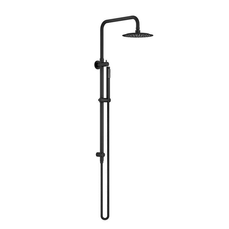 Linkware Elle 316 Twin Shower on Rail Matte Black