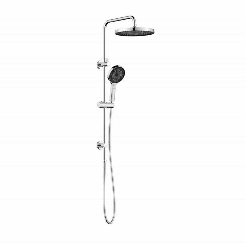 Linkware The Gabe Twin Shower With Rail Chrome