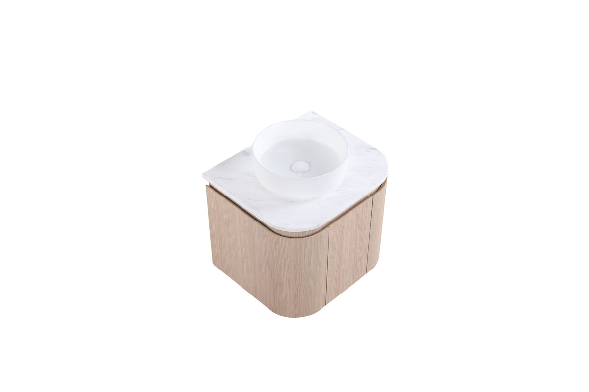 Lukka Ravello Modern Wall Hung Vanity Plywood Cabinet LK-RA600W-SO