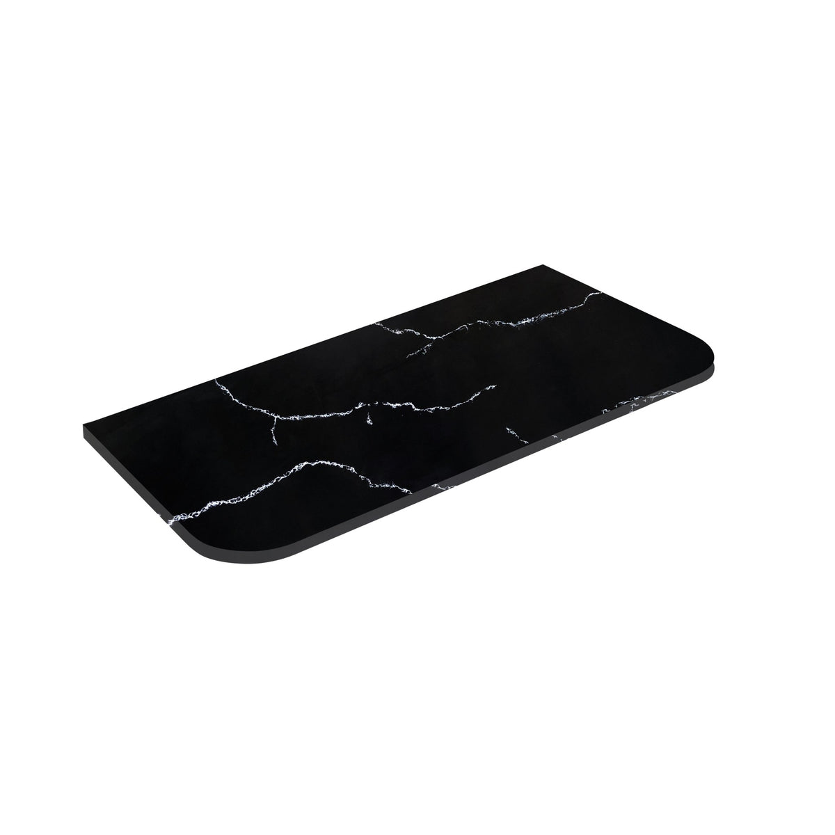 Lukka Calacatta Night Solid Surface Stone Top – Curve LK-SCN-CV