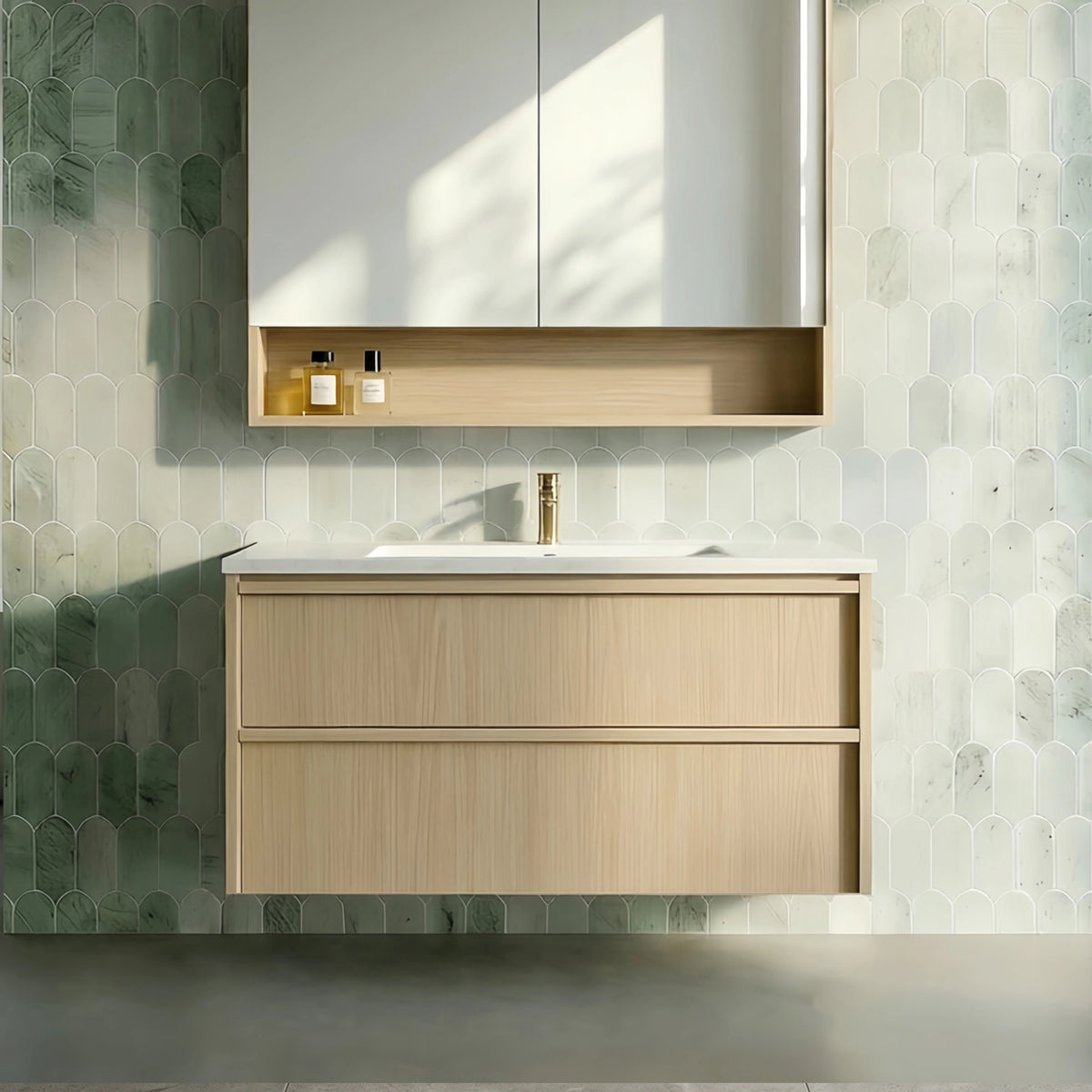 Lukka Ridgewood Modern Wall Hung Plywood Cabinet LK-MR900W-SO