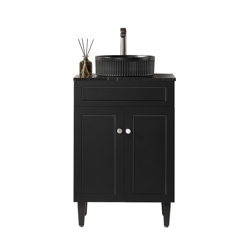 Lukka Harold Federation Free Standing Cabinet Matte Black LK-FH64L-MB