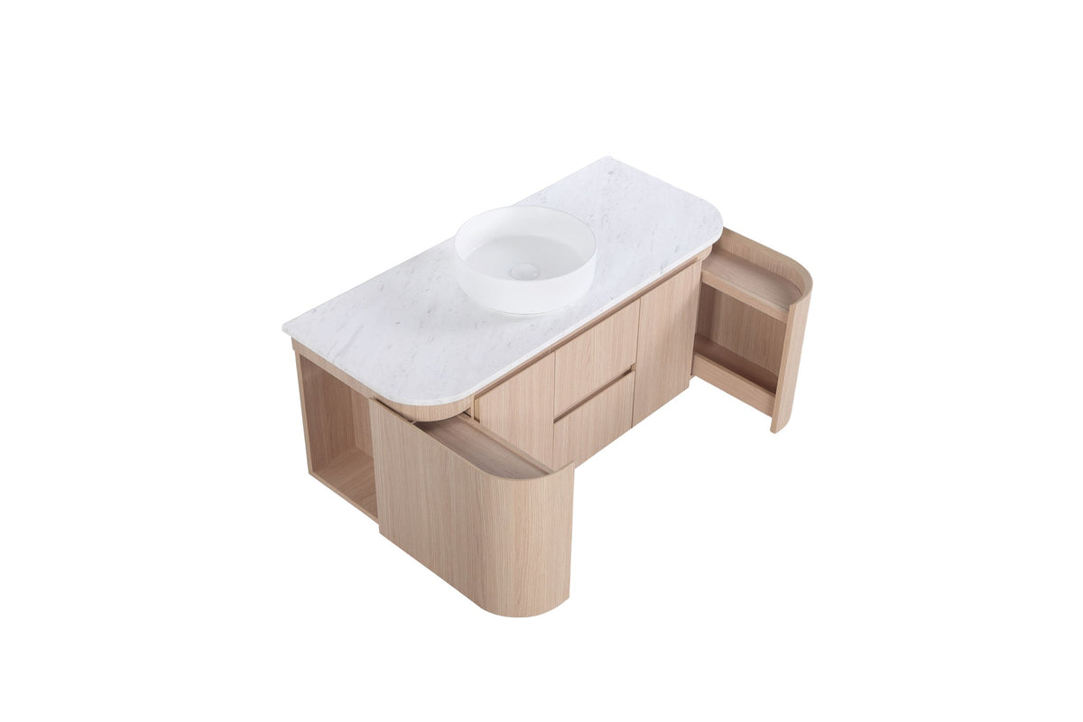 Lukka Ravello Modern Wall Hung Vanity Plywood Cabinet LK-RA1221W-SO