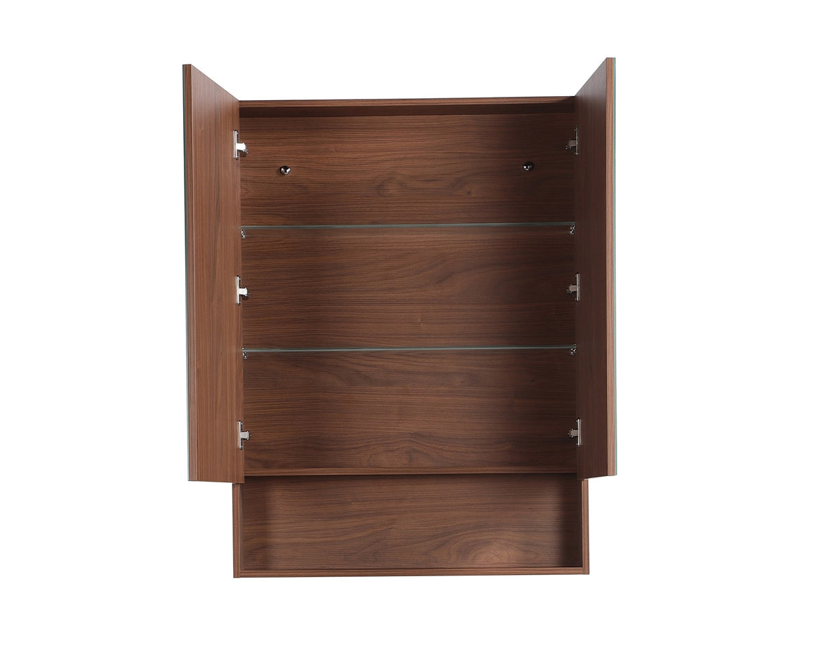 Lukka Clark Plywood Mirror Cabinet Mocha Oak Matte LK-CLMC750-MO
