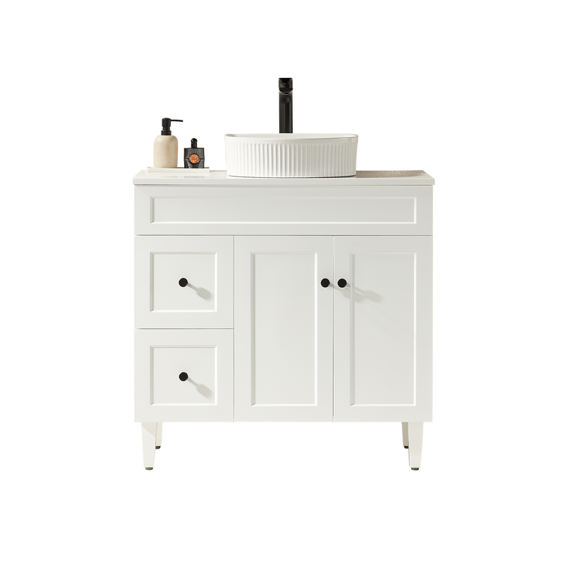 Lukka Harold Federation Free Standing Cabinet Matte White LK-FH94LL-MW