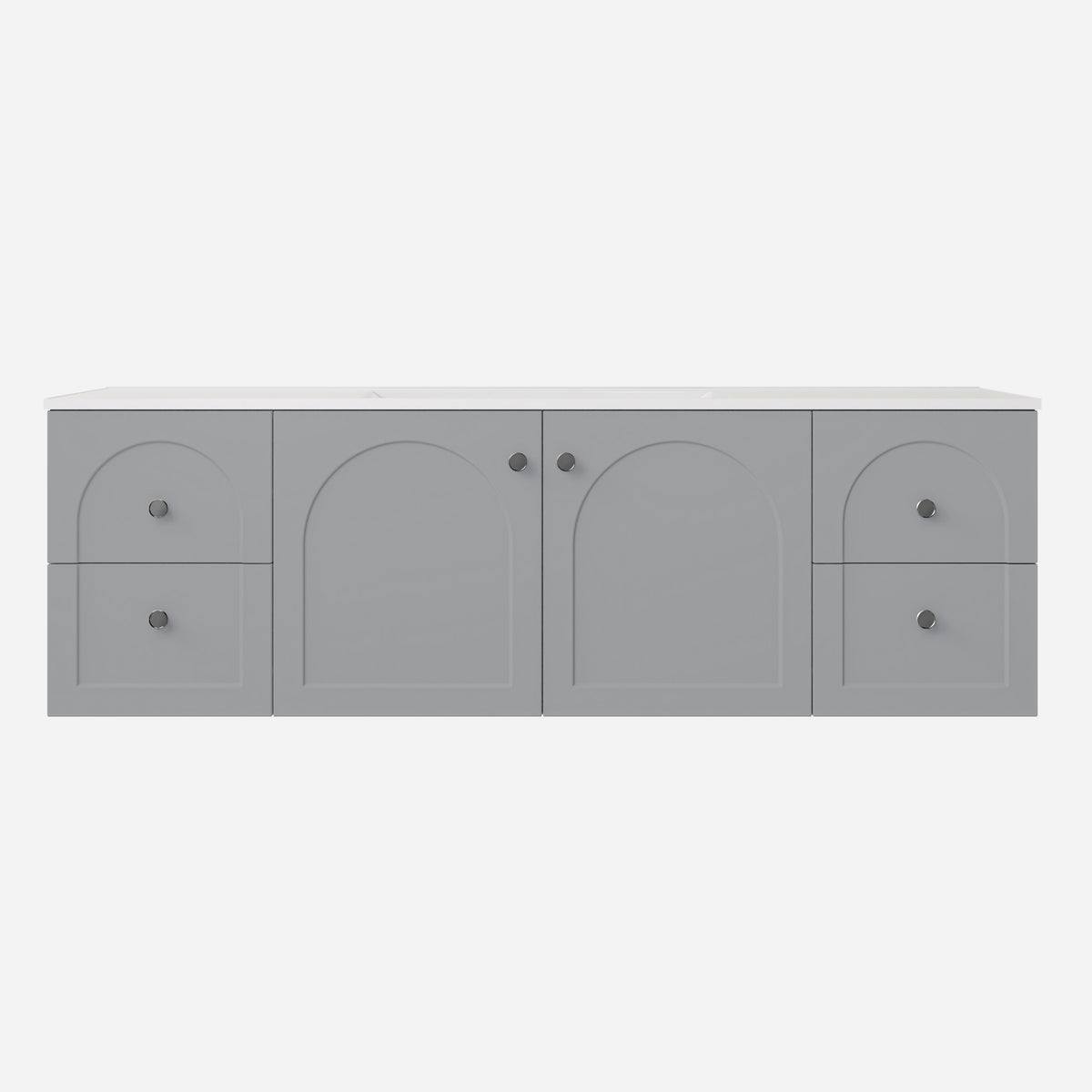 Lukka Chester Federation wall hung PVC Cabinet LK-FC154W-GY