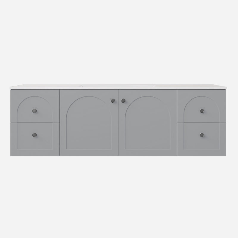 Lukka Chester Federation wall hung PVC Cabinet LK-FC154W-GY
