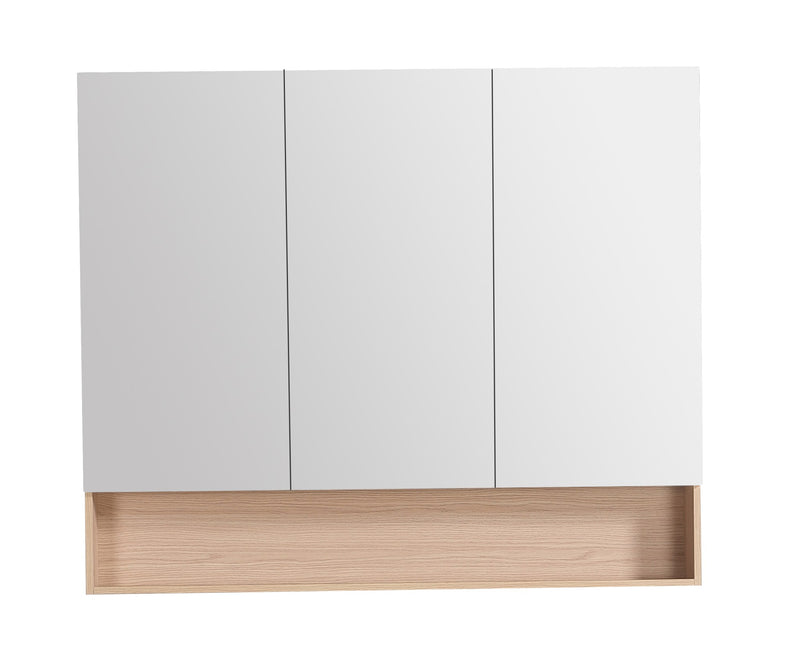 Lukka Clark Plywood Mirror Cabinet Sandy Oak Matte LK-LK-CLMC1200-SO