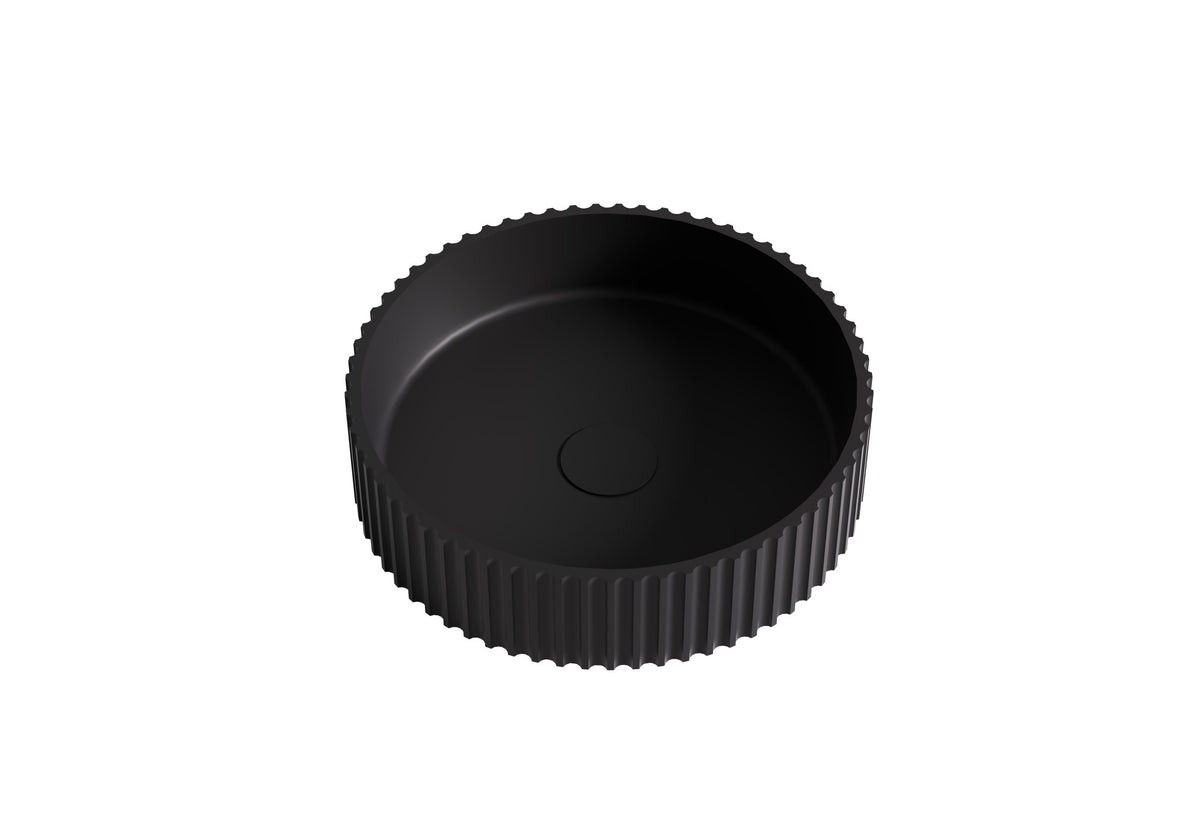 Lukka Olley Fluted Solid Surface Above Counter Basin LK-SOA4040