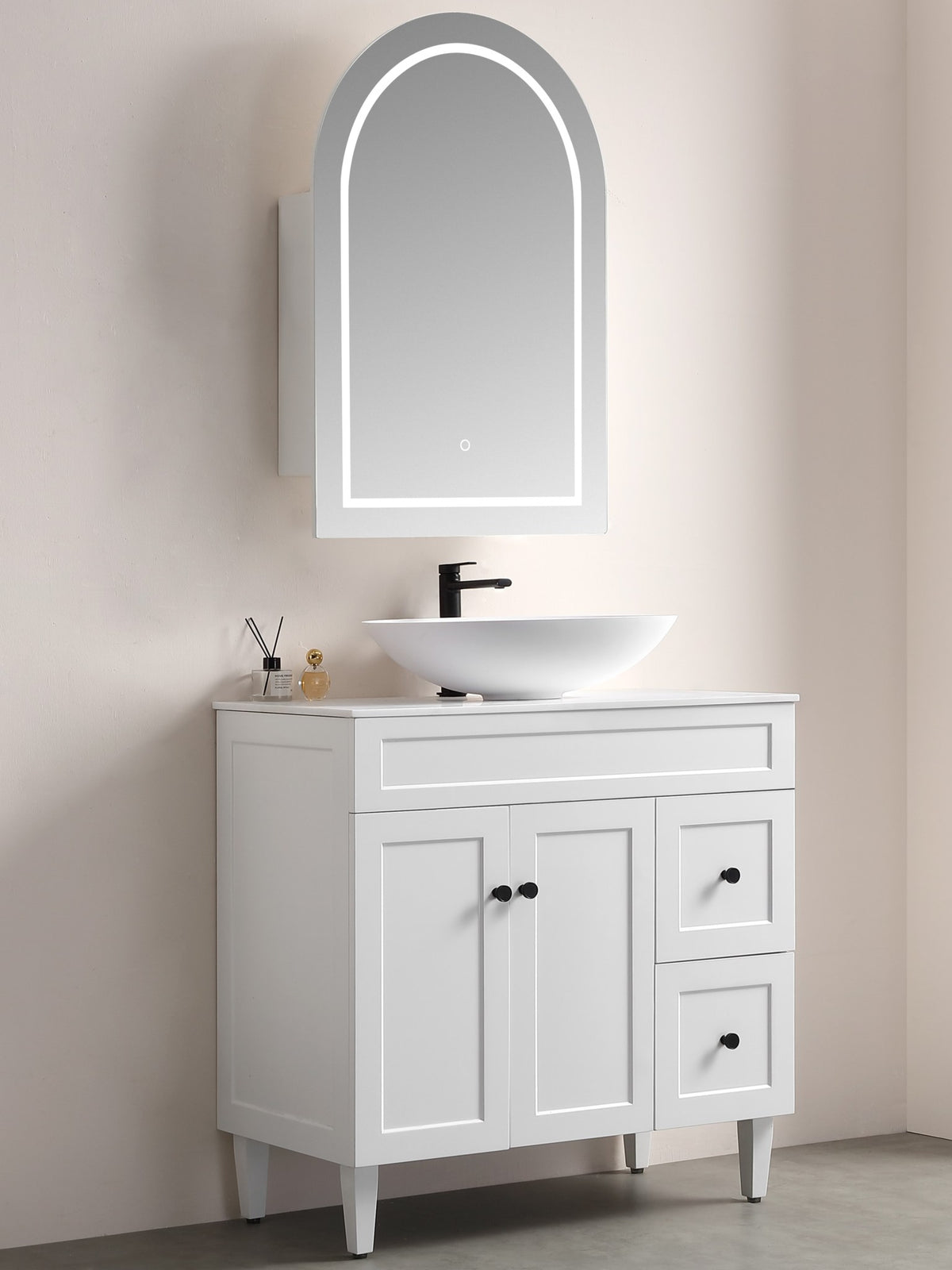 Lukka Allison Arch Shaving Cabinets LK-MAARSV6090