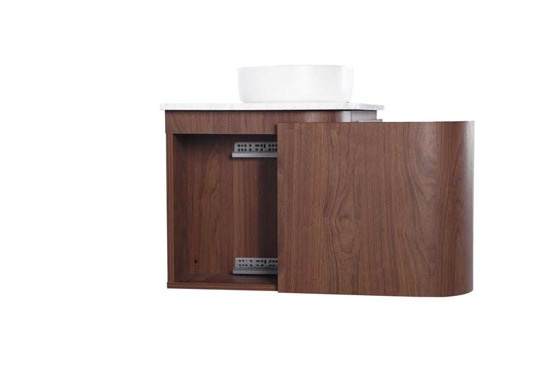 Lukka Ravello Modern Wall Hung Vanity Plywood Cabinet LK-RA1221W-MO