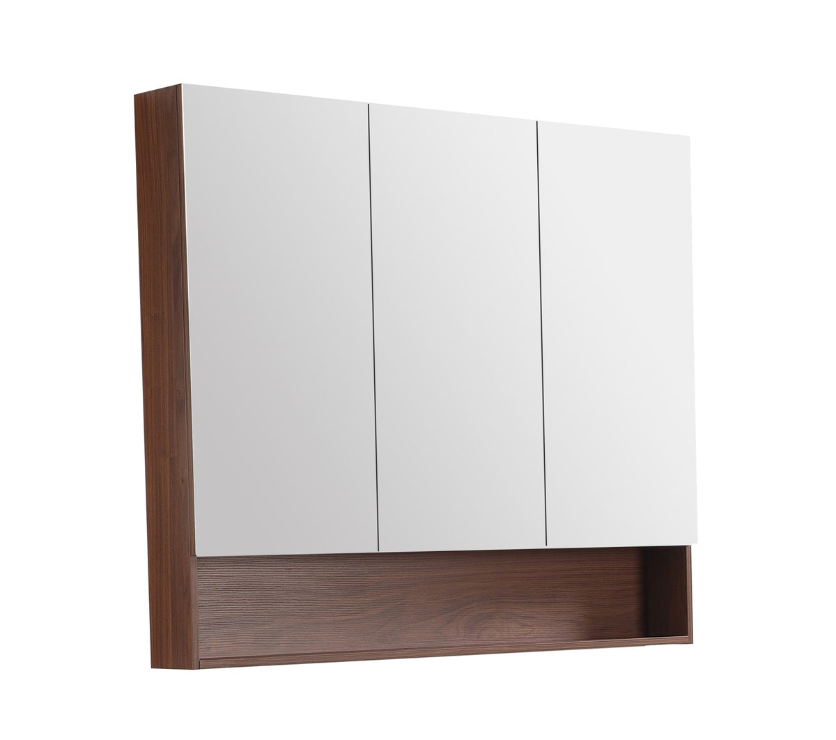 Lukka Clark Plywood Mirror Cabinet Mocha Oak Matte LK-CLMC1200-MO