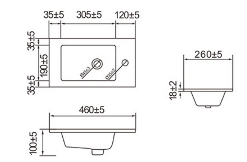 Lukka Crete Ceramic Countertop LK-CT42