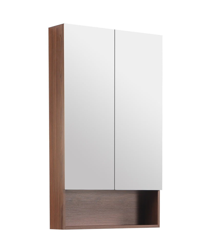 Lukka Clark Plywood Mirror Cabinet Mocha Oak Matte LK-CLMC600-MO