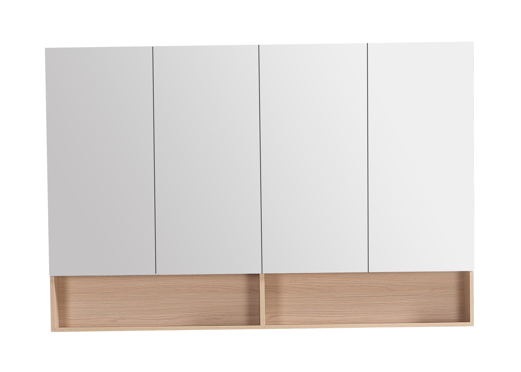 Lukka Clark Plywood Mirror Cabinet Sandy Oak Matte LK-CLMC1500-SO