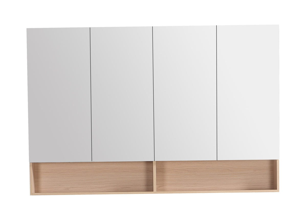 Lukka Clark Plywood Mirror Cabinet Sandy Oak Matte LK-CLMC1500-SO