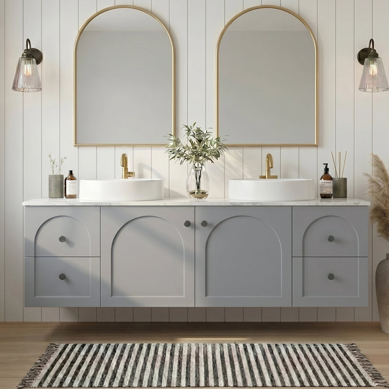 Lukka Chester Federation wall hung PVC Cabinet LK-FC154W-GY