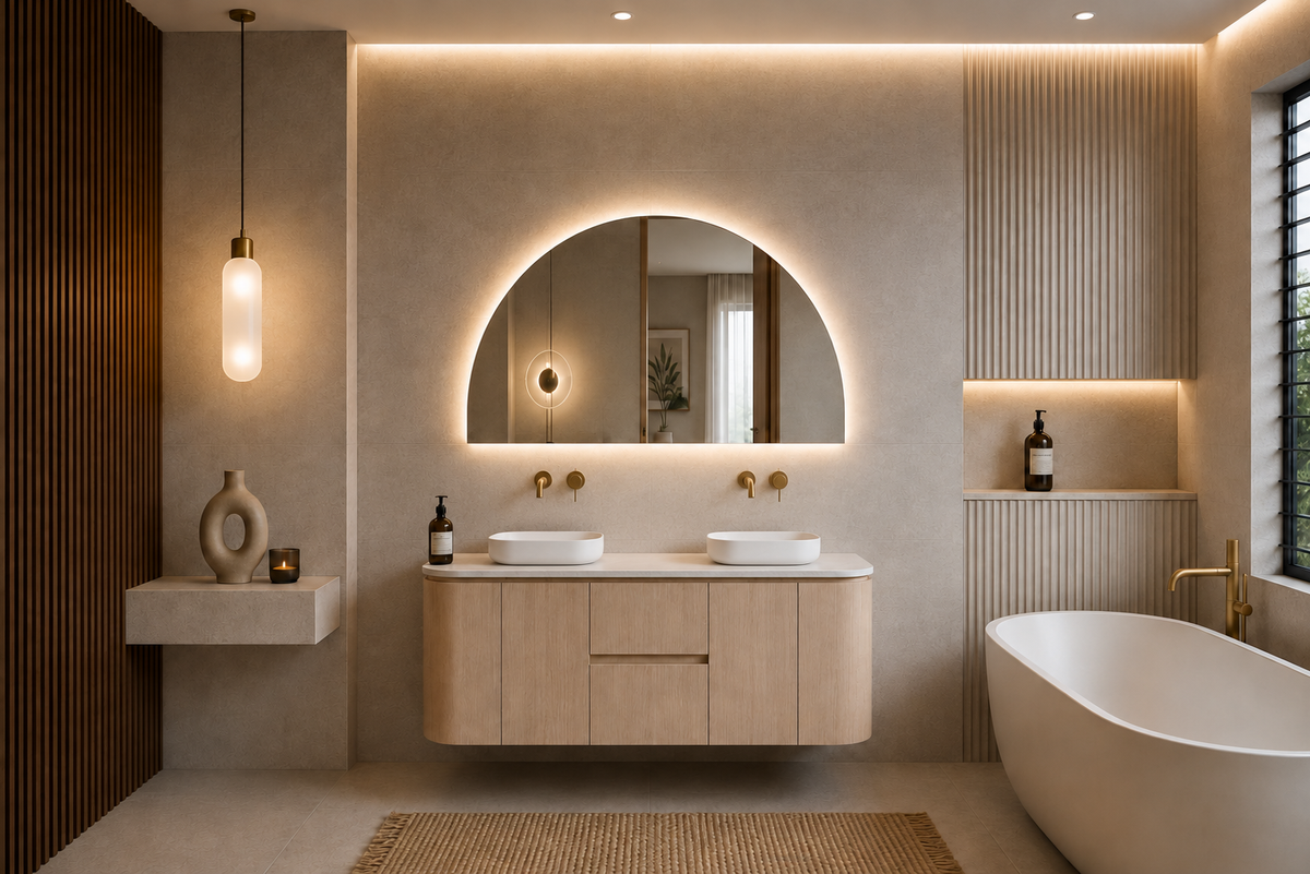 Lukka Ravello Modern Wall Hung Vanity Plywood Cabinet LK-RA1221W-SO
