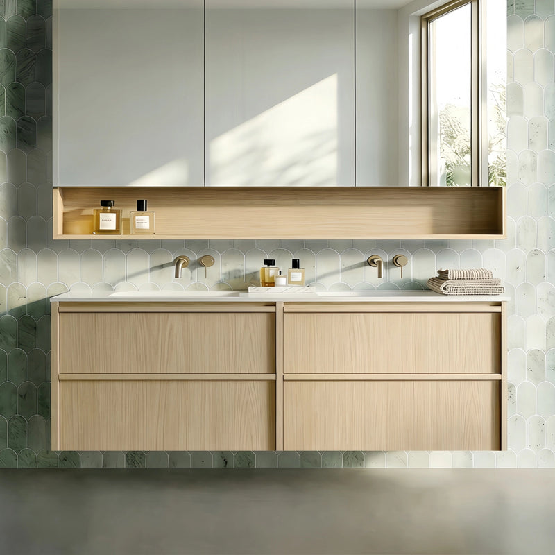 Lukka Ridgewood Modern Wall Hung Plywood Cabinet LK-MR1520W-SO
