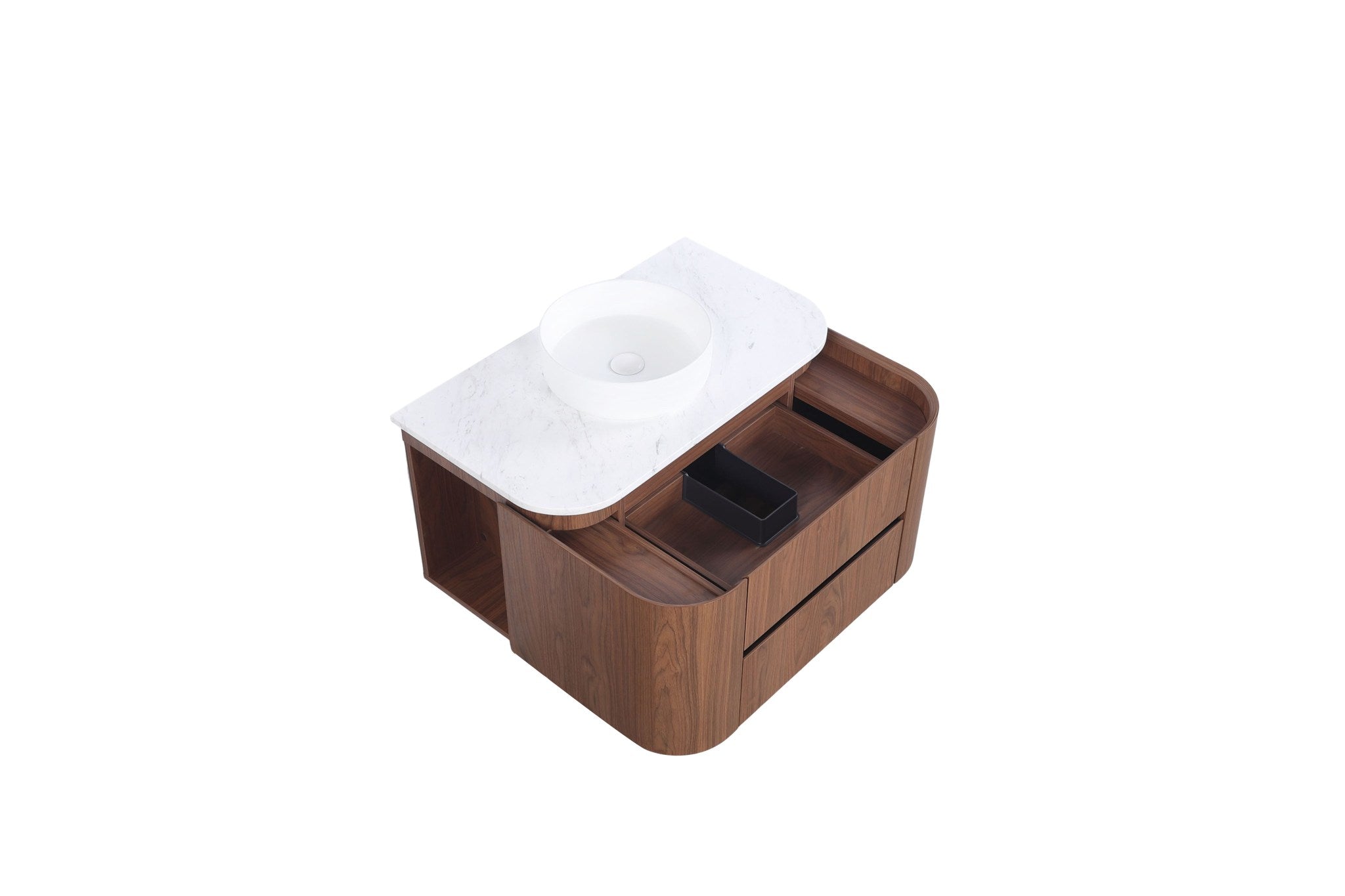 Lukka Ravello Modern Wall Hung Vanity Plywood Cabinet LK-RA900W-MO