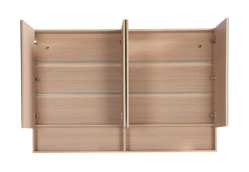 Lukka Clark Plywood Mirror Cabinet Sandy Oak Matte LK-CLMC1500-SO