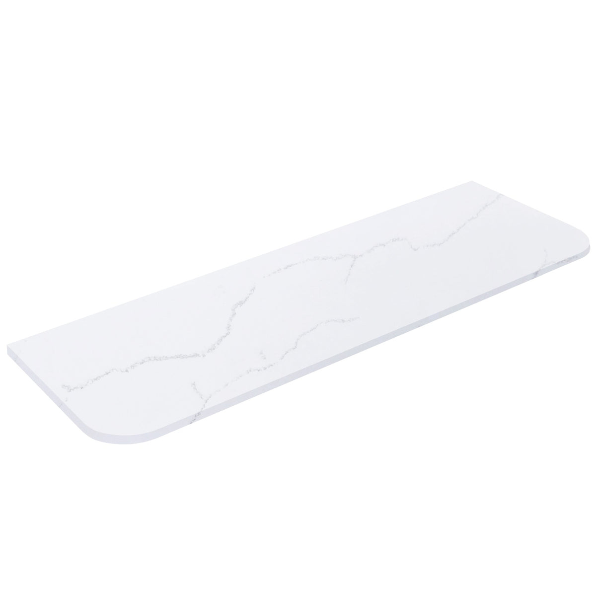 Lukka Calacatta Arctic White Solid Surface Stone Top – Curve LK-SCA