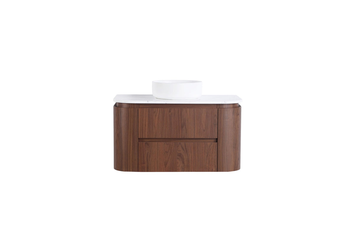 Lukka Ravello Modern Wall Hung Vanity Plywood Cabinet LK-RA900W-MO