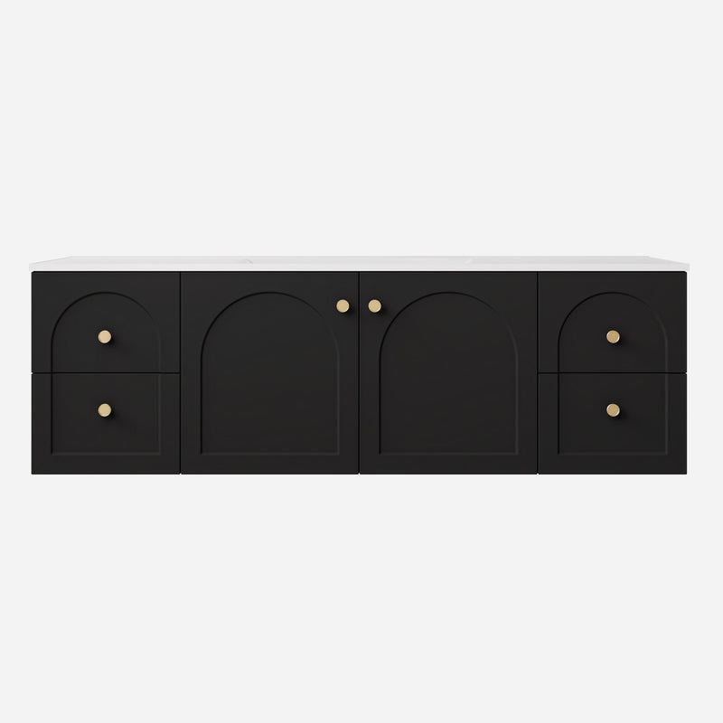 Lukka Chester Federation wall hung PVC Cabinet LK-FC154W-MB