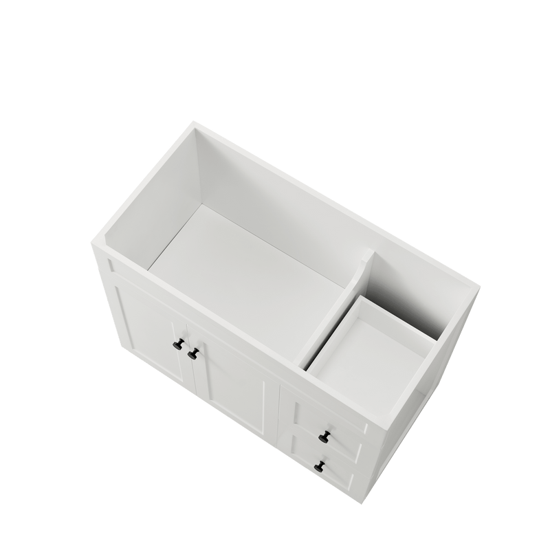 Lukka Harold Federation Free Standing Cabinet Matte White LK-FH94RL-MW
