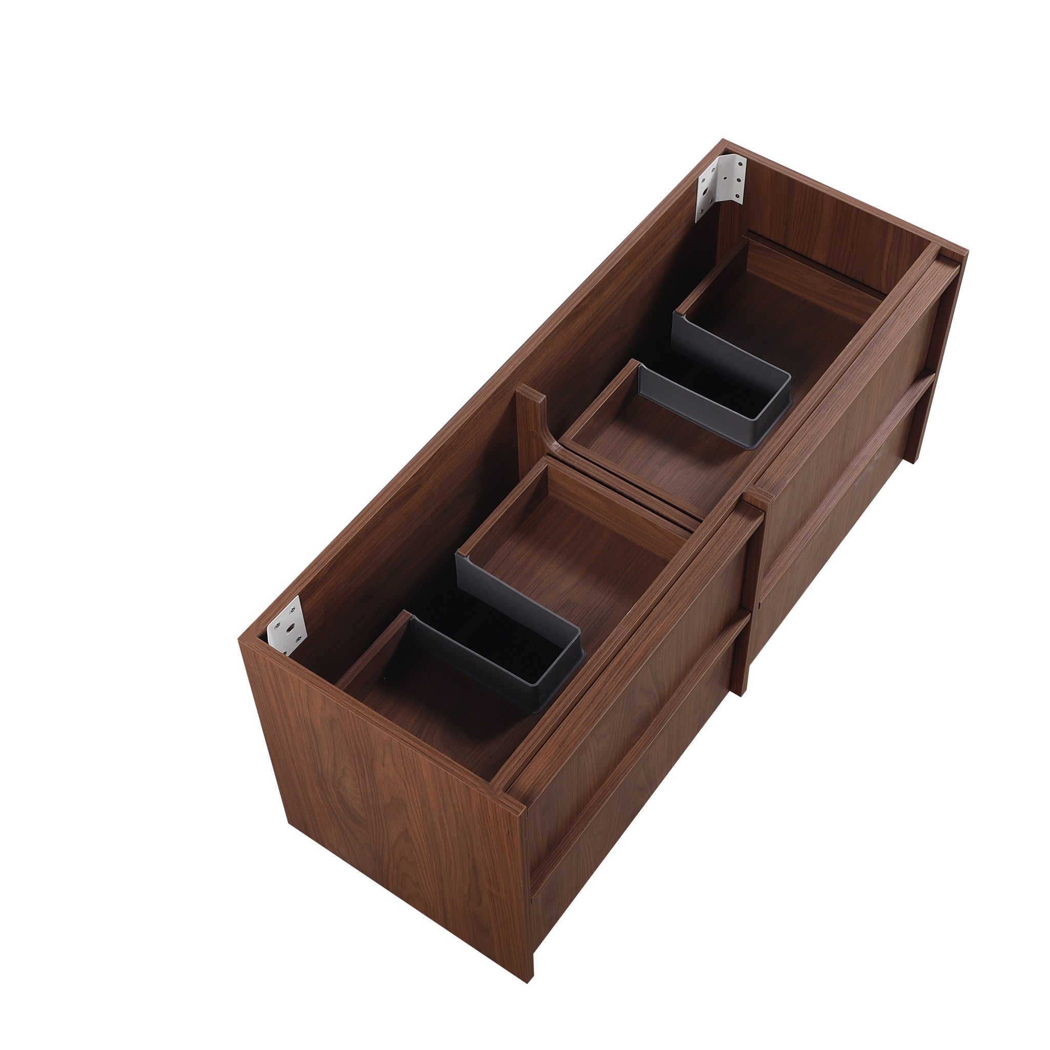 Lukka Ridgewood Modern Wall Hung Plywood Cabinet LK-MR1220W-MO Double Bowl Only