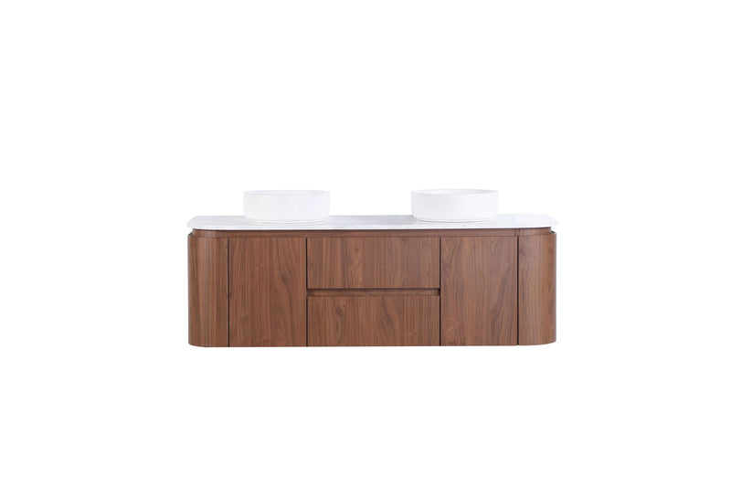 Lukka Ravello Modern Wall Hung Vanity Plywood Cabinet LK-RA1521W-MO