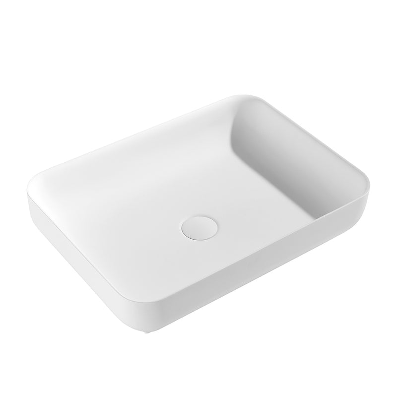 Lukka Kliff Solid Surface Above Counter Basin LK-SKA550-MW
