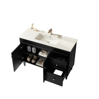 Lukka Harold Federation Free Standing Cabinet Matte Black LK-FH124RL-MB