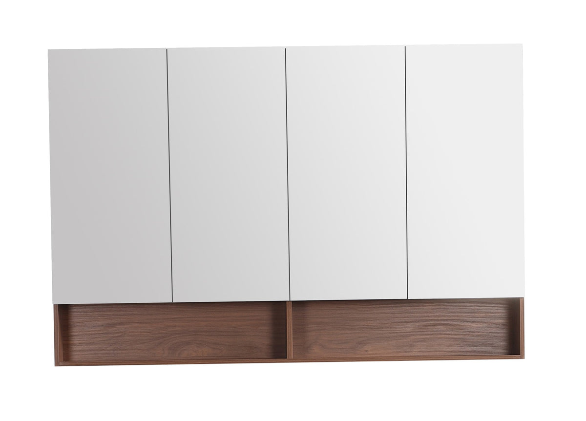 Lukka Clark Plywood Mirror Cabinet Mocha Oak Matte LK-CLMC1500-MO