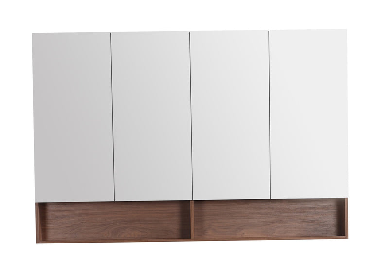 Lukka Clark Plywood Mirror Cabinet Mocha Oak Matte LK-CLMC1500-MO