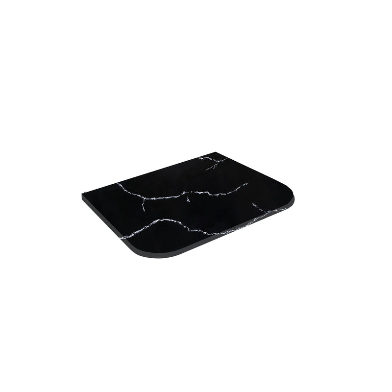 Calacatta Night Solid Surface Stone Top - Curve LK-SCN-CV - LK-SCN65CV - Custom Cutting